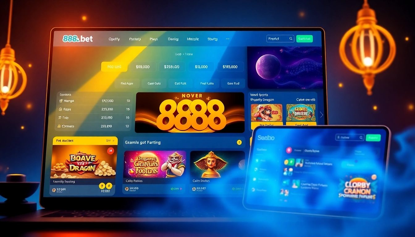 Experience the excitement of online betting at 888b.bet with vibrant interfaces and engaging community interactions.